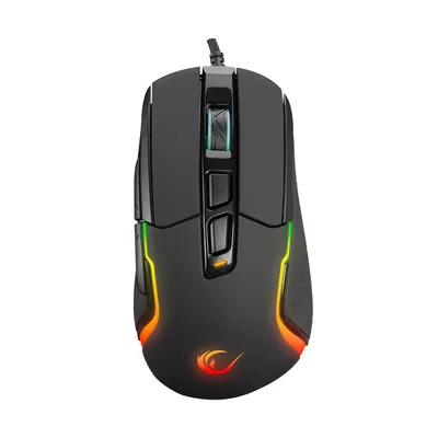 Rampage Miš gaming SMX-R68 FALCON-X USB, , 6400dpi RGB LED, Crni