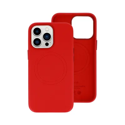 Kožna futrola za iPhone14, Crvena