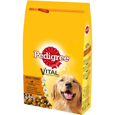 Pedigree briketi, piletina s rižom i povrćem, 2,6 kg