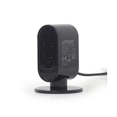 Gembird DC USB power station punjač, Crni