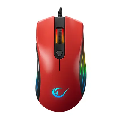 Rampage Miš gaming SMX-R33 LIMBO /red, Macro, 6400dpi, RGB LED, Crveni