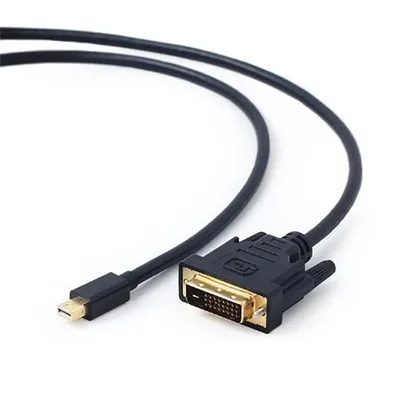 Gembird Kabl Mini Displayport to DVI 1,8m CC-mDPM-DVIM-6, Crni