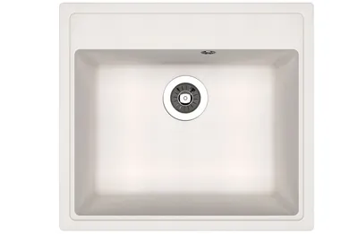 Valterra Granitna sudopera N570, 570 x 510 mm, Bijela