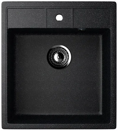 Valterra Granitna sudopera V406, 450 x 500 mm, Crna