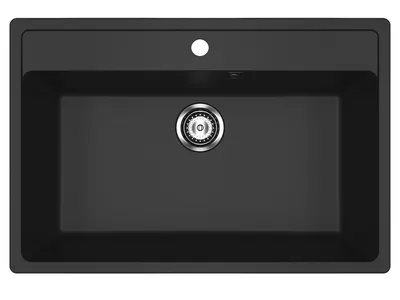Valterra Granitna sudopera V600, 770 x 500, Crna