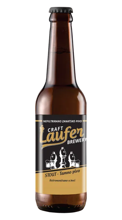 Laufer Tamno pivo Stout, 0.33l 24/1