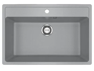 Valterra Granitna sudopera V600, 770 x 500, Siva
