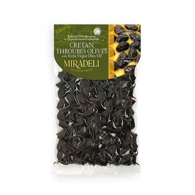 Miradeli Kritske Throubes masline u vakuumu, 200g