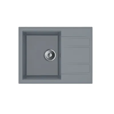 Valterra Granitna sudopera Torino 650 x 500 mm, Siva