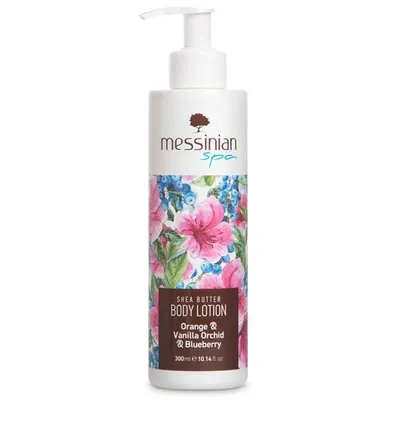 Messinian Mlijeko za tijelo, Narandža, Vanilija, Orhideja, Borovnica, 300 ml