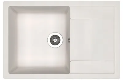 Florentina Granitna sudopera Techno 760, 760 x 510 mm, Bijela