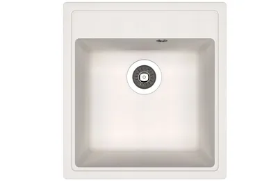 Valterra Granitna sudopera N470, 470 x 500 mm, Bijela