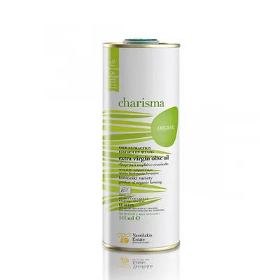Charisma Organic Organsko djevičansko maslinovo ulje u limenci, 500ml