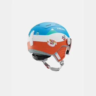 Head Kaciga Mojo Visor Paw, Plavo-narandžasta