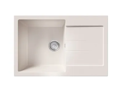 Valterra Granitna sudopera V507, 770 x 500 mm, Bijela