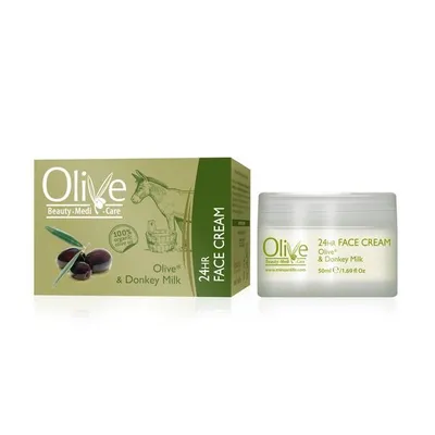 Minoan Life 24-časovna krema za lice, Maslina, Magareće Mlijeko, 50ml