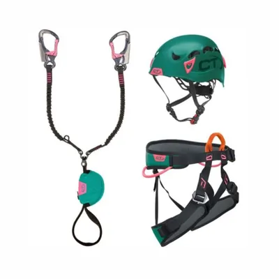 Skylotec Ferrata set VF Kit Plus G-Compact W, Zeleno-roze