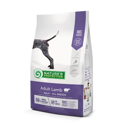 Nature's Protection Hrana za pse Adult Jagnjetina, Sve rase, 4 kg