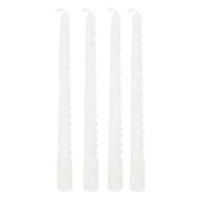 Atmosfera Set 4  Svijeće V25 207036a, Bijele