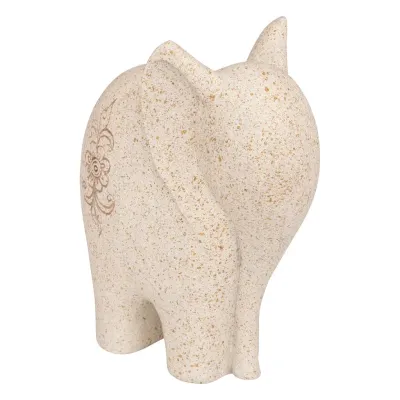 Atmosfera Figura Nola Slon V23 206194, Bijela-bež