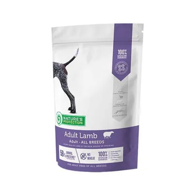 Nature's Protection Hrana za pse Adult Jagnjetina, Sve rase, 500 g