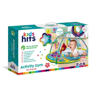 Kids Hits Podloga Aktiviti Gym Zoo Drugari, Šarena