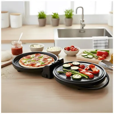 Zilan Pizza pekač ZLN7890, Aparat za tost, Sendvič, Palačinke i roštilj, Crna