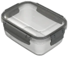 Click & lock box 0,5L, Siva