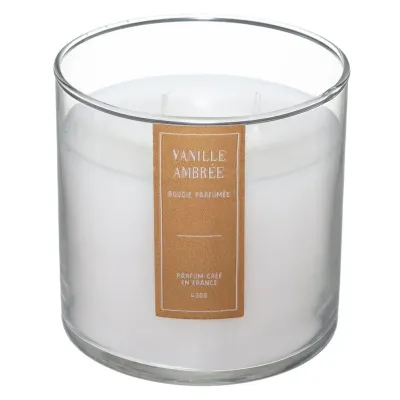 Atmosfera Svijeća Sili Vanilija Staklena 181629a, 430 g, Bijela