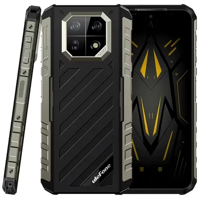 Ulefone Smartphone Armor 22 8GB/128GB, 6.58", RAM 8GB, DualSIM, 6600mAh, 64Mpx, Crni