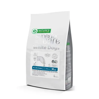 Nature's Protection Hrana za pse Superior Care Bijela Riba, Sve rase i sve životne dobi, 4 kg
