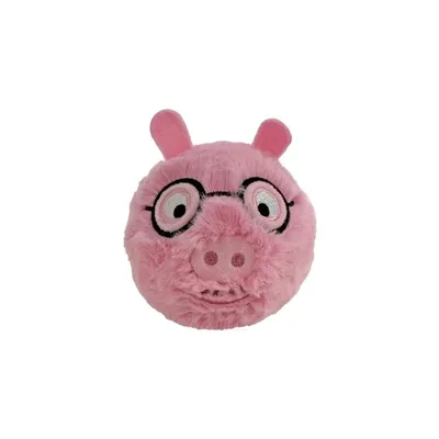 TY Plišana igračka  Loptica Peppa Pig Dady Pig 83041, 9 cm, Roze