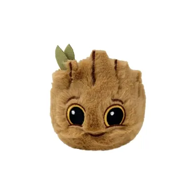 TY Plišana igračka  Loptica Marvel Groot 83032, 9 cm, Braon