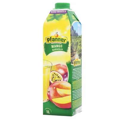 Pfanner Sok, Mango-marakuja, 1L