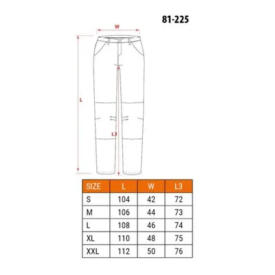 Radne hlače HD+ 81-225, Plave