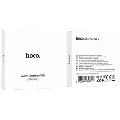 Hoco. Kabl za punjenje pametnog sata Y25, Crni