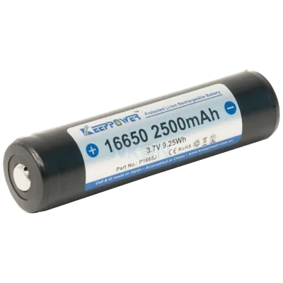 XTAR Akumulatorska baterija K16650-2500, 16650, 3.7V, 6A, 2500mAh