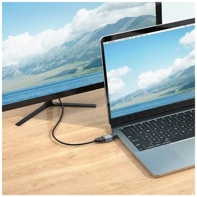 Hoco. Adapter USB Type-C na HDMI UA33, 4K, Crni