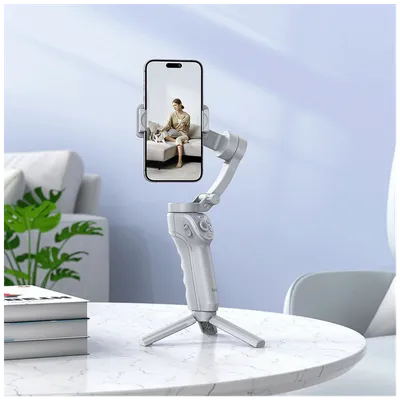 Hoco. Stabilizator za pametni mobitel Gimbal K24, Bluetooth, Sivi