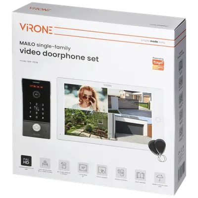 Virone Video interfon Mailo VDP-70/W, 10", WiFi, RFID, Bijeli