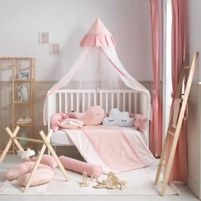 Belis Posteljina za bebe Poli, Roza