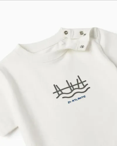 Zippy Majica za bebe Atlantic, Bijela