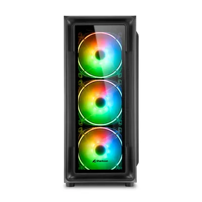 Kućište Sharkoon gaming, TK4 RGB, ATX, ventilator 4x120mm, Addressable RGB
