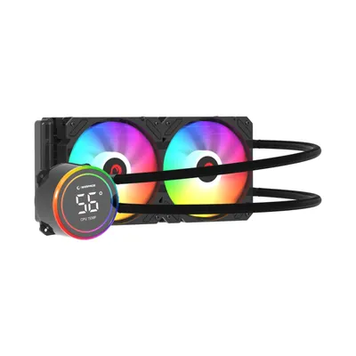 CPU hladnjak AIO Liquid RAMPAGE HELIOS C15, 12cm ventilator, Intel LGA1700/AMD AM5, ARGB, 240mm