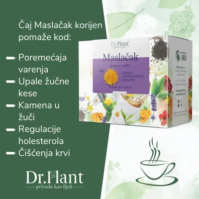 Dr. Plant Čaj, Maslačak korijen, 50g