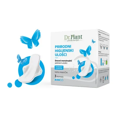 Dr. Plant Ulošci, Higijenski dnevni menstrualni platneni, 3 Komada