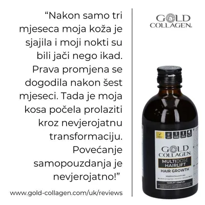 Gold Collagen Hairlift, Multidose, 300ml