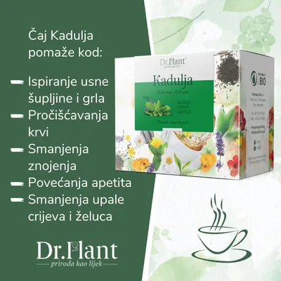 Dr. Plant Čaj, Kadulja, 40g