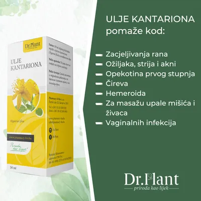 Dr. Plant Ulje Kantariona, 50ml