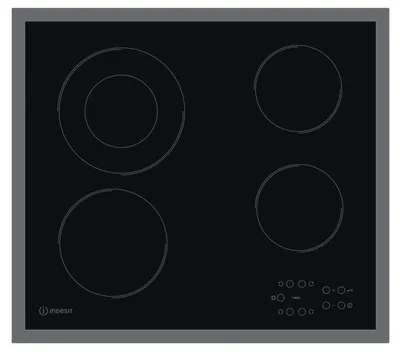 Indesit Ugradbena ploča RI 261 X, Crna